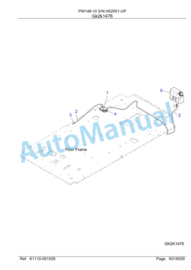 Komatsu PW148-10 Wheeled Excavator Parts Manual PC0000766H 3 Komatsu PW148-10 Wheeled Excavator Parts Manual PC0000766H-3