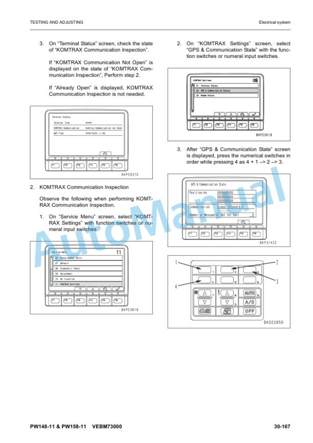 Komatsu PW148-11, PW158-11 Wheeled Excavator Shop Manual VENBM73000 5 Komatsu PW148-11, PW158-11 Wheeled Excavator Shop Manual VENBM73000 - Image 5