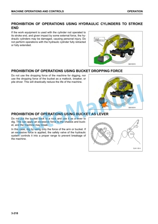Komatsu PW148-11E0 Wheeled Excavator Operation and Maintenance Manual VENAM71001 4 Komatsu PW148-11E0 Wheeled Excavator Operation and Maintenance Manual VENAM71001 - Image 4