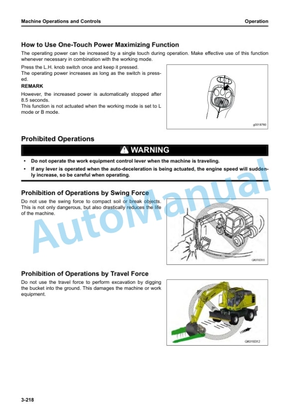 Komatsu PW148-11E0 Wheeled Excavator Operation and Maintenance Manual VENAM71002 4 Komatsu PW148-11E0 Wheeled Excavator Operation and Maintenance Manual VENAM71002 - Image 4