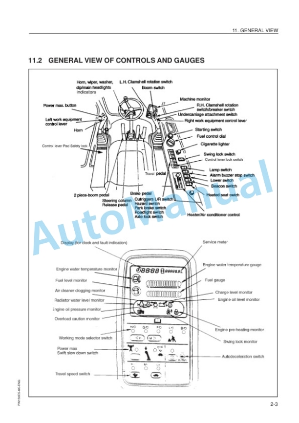 Komatsu PW150ES-6K Hydraulic Excavator Operation and Maintenance Manual UEAM000101 2 Komatsu PW150ES-6K Hydraulic Excavator Operation and Maintenance Manual UEAM000101-2