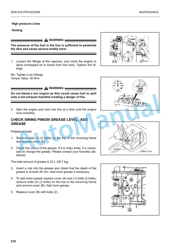 Komatsu PW150ES-6K Hydraulic Excavator Operation and Maintenance Manual UEAM000103 5 Komatsu PW150ES-6K Hydraulic Excavator Operation and Maintenance Manual UEAM000103 - Image 5