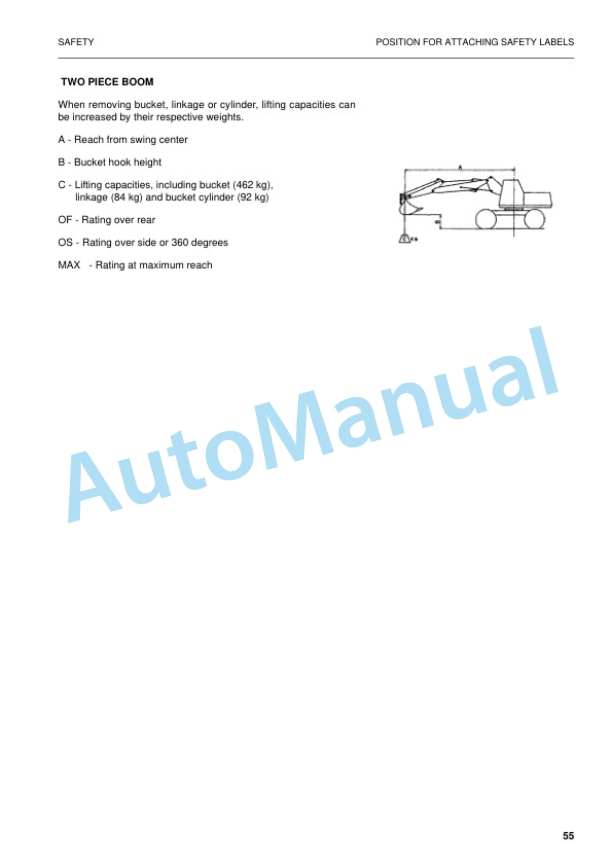 Alternative view of Komatsu PW150ES-6K Hydraulic Excavator Operation and Maintenance Manual UEAM000106