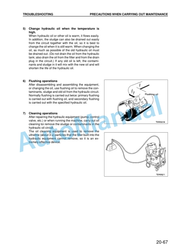 Komatsu PW150ES-6K Hydraulic Excavator Shop Manual UEBM000401 3 Komatsu PW150ES-6K Hydraulic Excavator Shop Manual UEBM000401-3