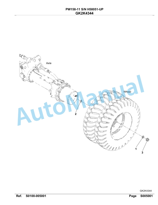 Komatsu PW158-11 Hydraulic Excavator Parts Manual PW00005H 4 Komatsu PW158-11 Hydraulic Excavator Parts Manual PW00005H-4