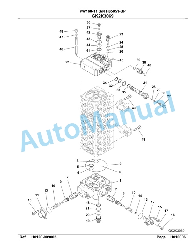 Komatsu PW160-11 Hydraulic Excavator Parts Manual PW00007H 2 Komatsu PW160-11 Hydraulic Excavator Parts Manual PW00007H-2
