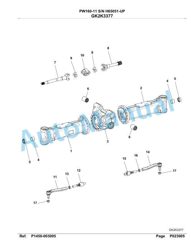 Komatsu PW160-11 Hydraulic Excavator Parts Manual PW00007H 4 Komatsu PW160-11 Hydraulic Excavator Parts Manual PW00007H-4