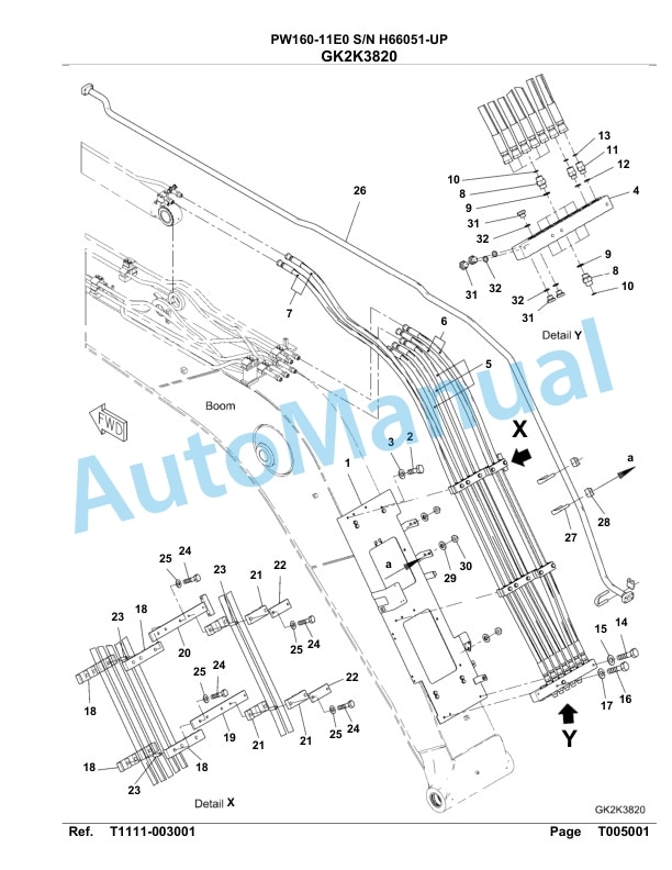 Komatsu PW160-11E0 Hydraulic Excavator Parts Manual PW00014H 5 Komatsu PW160-11E0 Hydraulic Excavator Parts Manual PW00014H-5