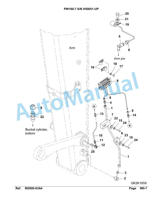 Komatsu PW160-7 Hydraulic Excavator Parts Manual H50051-UP 5 Komatsu PW160-7 Hydraulic Excavator Parts Manual H50051-UP-5