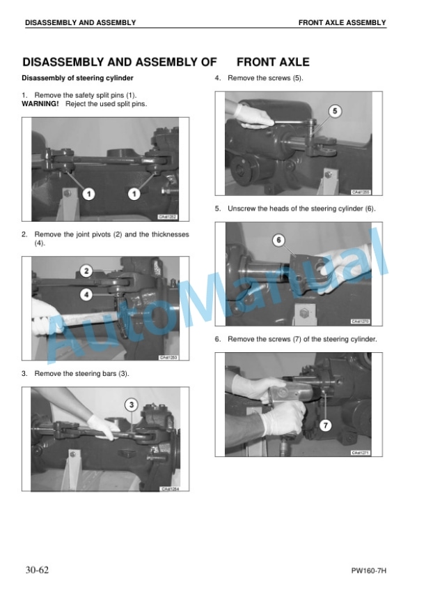 Komatsu PW160-7H Wheeled Excavator Shop Manual VEBM390100 5 Komatsu PW160-7H Wheeled Excavator Shop Manual VEBM390100 - Image 5