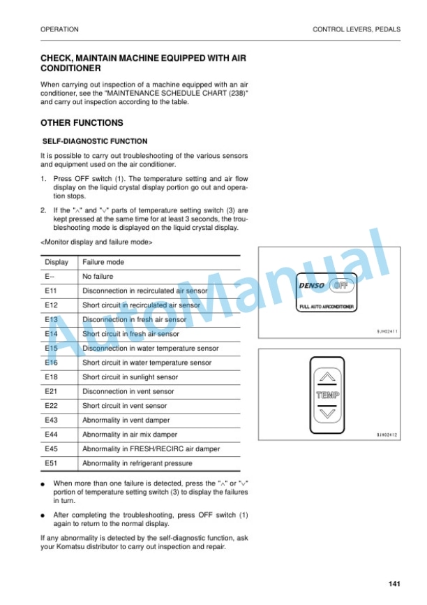 Komatsu PW160-7K Wheeled Excavator Operation and Maintenance Manual UEAM003201 3 Komatsu PW160-7K Wheeled Excavator Operation and Maintenance Manual UEAM003201 - Image 3