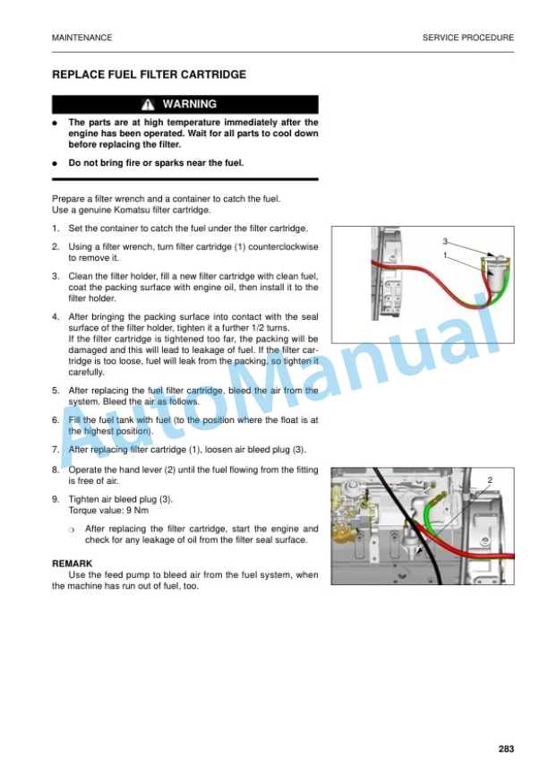 Komatsu PW160-7K Wheeled Excavator Operation and Maintenance Manual UEAM003201 5 Komatsu PW160-7K Wheeled Excavator Operation and Maintenance Manual UEAM003201 - Image 5