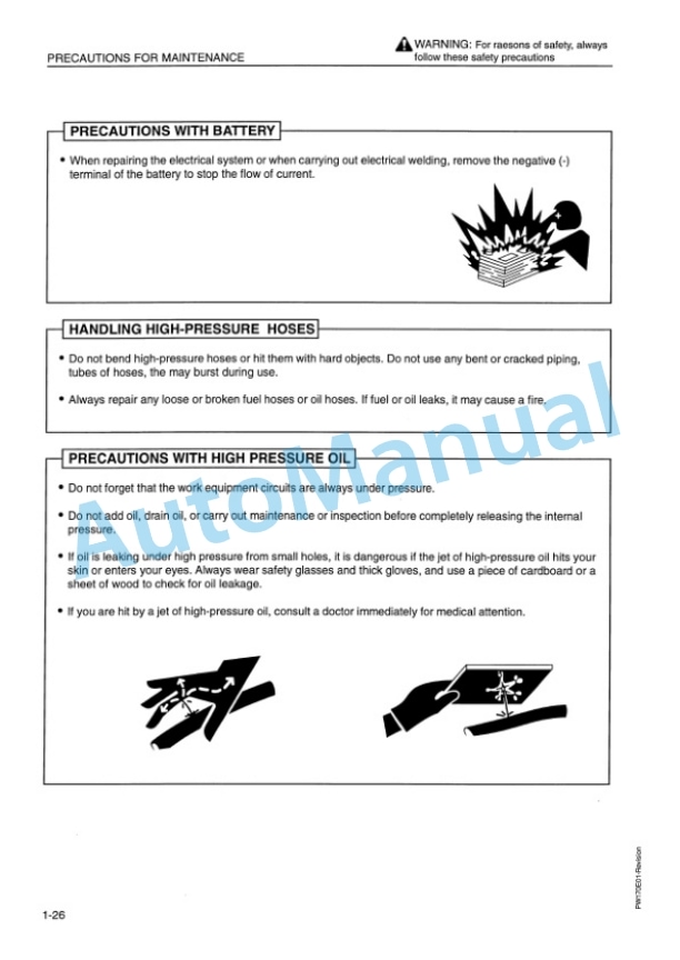 Komatsu PW170-5K Wheeled Excavator Operation and Maintenance Manual EEAM000102 2 Komatsu PW170-5K Wheeled Excavator Operation and Maintenance Manual EEAM000102-2