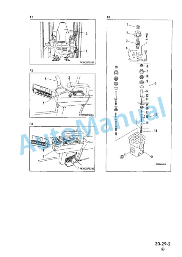 Komatsu PW170-5K Wheeled Excavator Shop Manual EEBM000106 4 Komatsu PW170-5K Wheeled Excavator Shop Manual EEBM000106-4