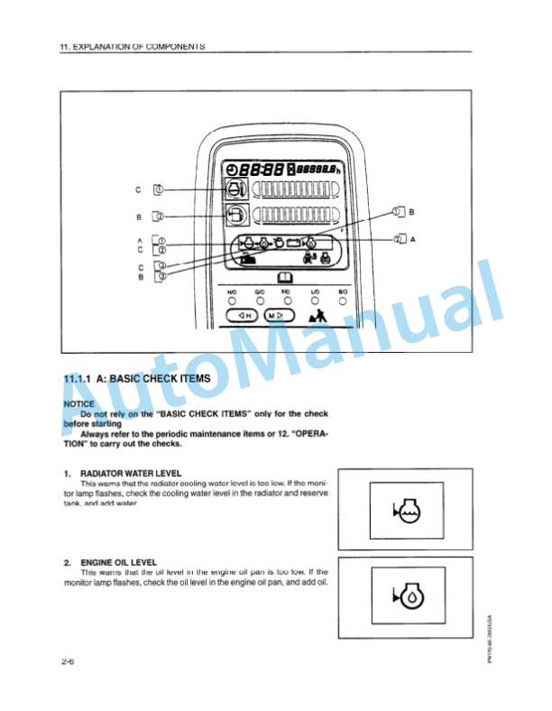 Alternative view of Komatsu PW170ES-6 Wheel Excavator Operation and Maintenance Manual EEAM010501