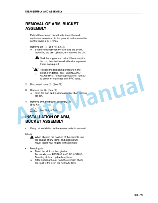 Komatsu PW170ES-6K Hydraulic Excavator Shop Manual UEBM000500 5 Komatsu PW170ES-6K Hydraulic Excavator Shop Manual UEBM000500 - Image 5