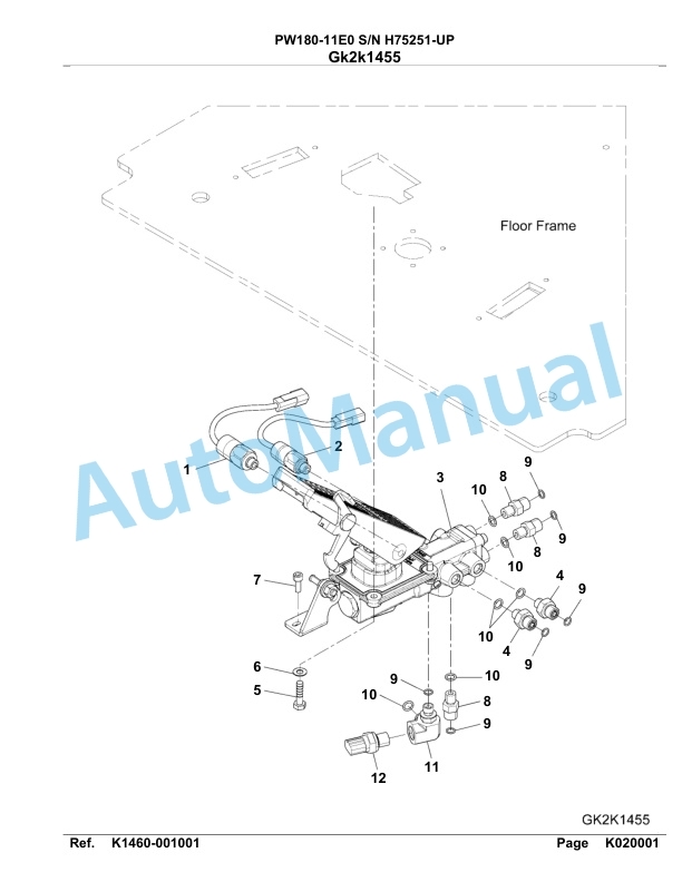 Komatsu PW180-11E0 Hydraulic Excavator Parts Manual PW00009H 3 Komatsu PW180-11E0 Hydraulic Excavator Parts Manual PW00009H-3