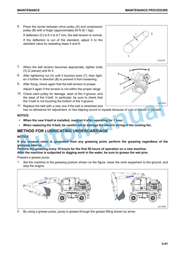 Komatsu PW180-11E0 Wheeled Excavator Operation and Maintenance Manual VENAM70000 5 Komatsu PW180-11E0 Wheeled Excavator Operation and Maintenance Manual VENAM70000 - Image 5
