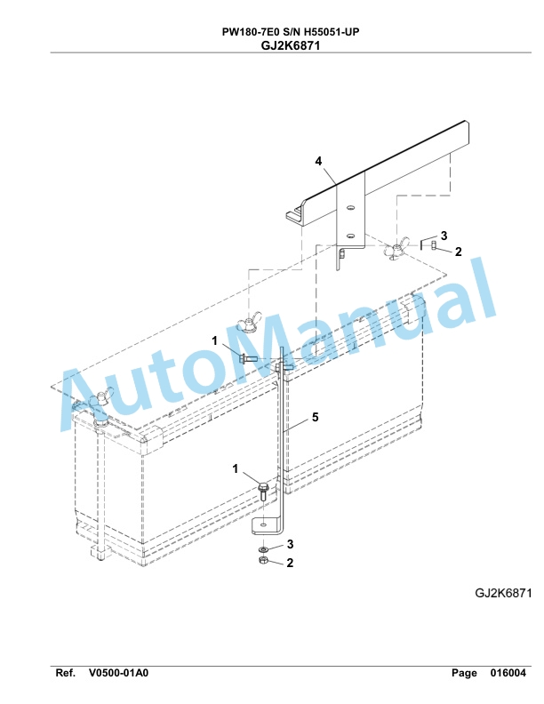 Komatsu PW180-7E0 Hydraulic Excavator Parts Manual H55051-UP 5 Komatsu PW180-7E0 Hydraulic Excavator Parts Manual H55051-UP-5
