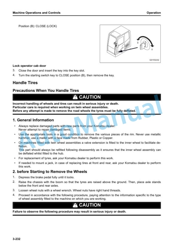 Komatsu PW198-11E1 Wheeled Excavator Operation and Maintenance Manual VENAM76000 4 Komatsu PW198-11E1 Wheeled Excavator Operation and Maintenance Manual VENAM76000 - Image 4