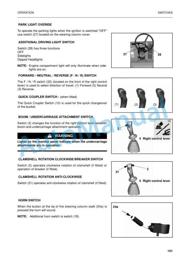 Komatsu PW200-7K, PW220-7K Wheel Excavator Operation and Maintenance Manual UEAM001903 3 Komatsu PW200-7K, PW220-7K Wheel Excavator Operation and Maintenance Manual UEAM001903 - Image 3