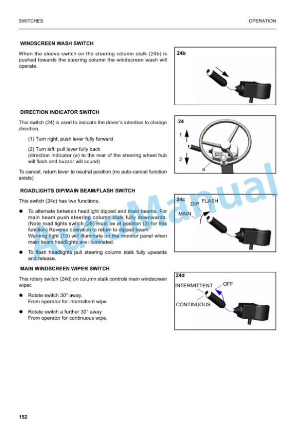 Komatsu PW200-7K, PW220-7K Wheeled Excavator Operation and Maintenance Manual UEAM003700 3 Komatsu PW200-7K, PW220-7K Wheeled Excavator Operation and Maintenance Manual UEAM003700 - Image 3