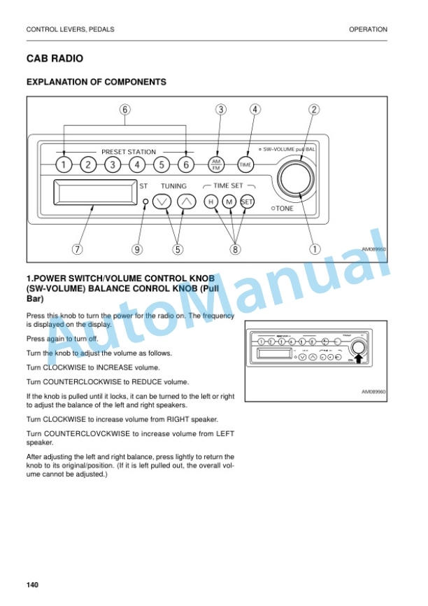 Komatsu PW200-7KA, PW220-7KA Wheel Excavator Operation and Maintenance Manual UEAM002501 3 Komatsu PW200-7KA, PW220-7KA Wheel Excavator Operation and Maintenance Manual UEAM002501 - Image 3