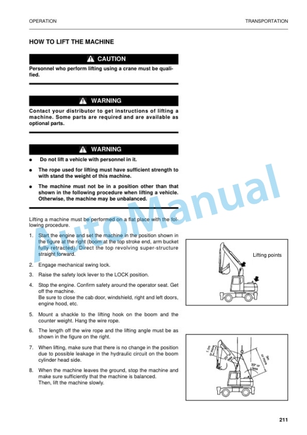 Komatsu PW200-7KA, PW220-7KA Wheel Excavator Operation and Maintenance Manual UEAM002501 4 Komatsu PW200-7KA, PW220-7KA Wheel Excavator Operation and Maintenance Manual UEAM002501 - Image 4