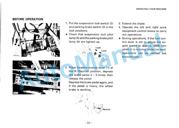 Komatsu PW60-3 Hydraulic Excavator Operation and Maintenance Manual SEAM020B0303 3 Komatsu PW60-3 Hydraulic Excavator Operation and Maintenance Manual SEAM020B0303 - Image 3