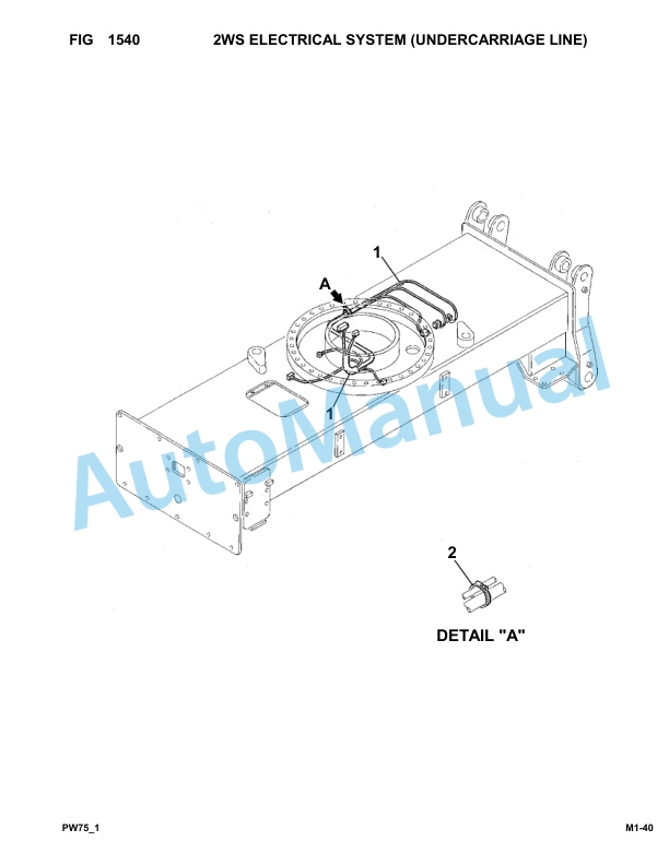 Komatsu PW75-1 Hydraulic Excavator Parts Manual 0000001-UP 2 Komatsu PW75-1 Hydraulic Excavator Parts Manual 0000001-UP-2