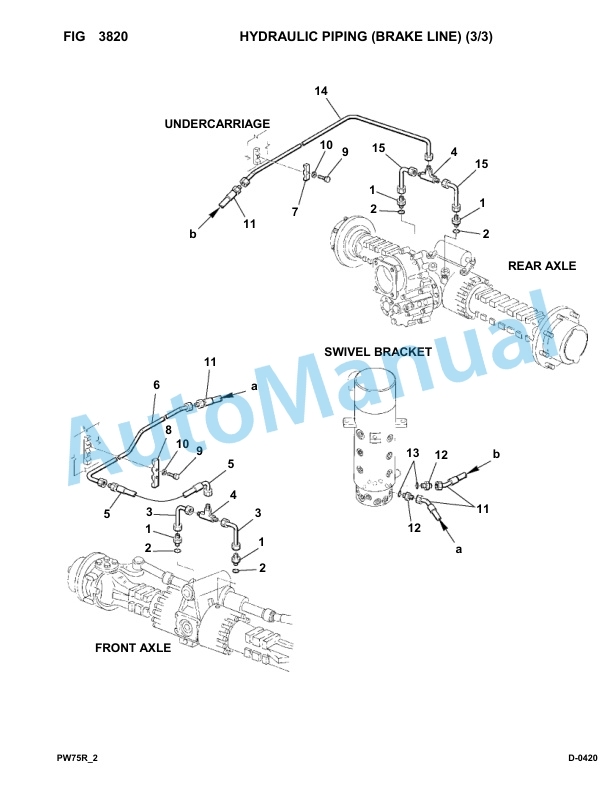 Komatsu PW75R-2 Hydraulic Excavator Parts Manual 22E0200001-up 3 Komatsu PW75R-2 Hydraulic Excavator Parts Manual 22E0200001-up-3