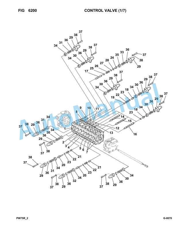 Komatsu PW75R-2 Hydraulic Excavator Parts Manual 22E0200001-up 4 Komatsu PW75R-2 Hydraulic Excavator Parts Manual 22E0200001-up-4