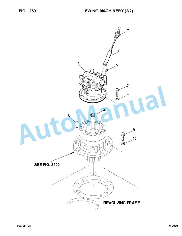 Komatsu PW75R-2 Hydraulic Excavator Parts Manual 22E0200243-up 2 Komatsu PW75R-2 Hydraulic Excavator Parts Manual 22E0200243-up-2