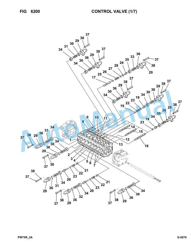 Komatsu PW75R-2 Hydraulic Excavator Parts Manual 22E0200243-up 4 Komatsu PW75R-2 Hydraulic Excavator Parts Manual 22E0200243-up-4