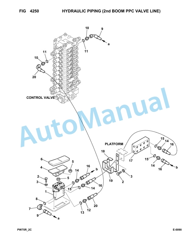 Komatsu PW75R-2 Hydraulic Excavator Parts Manual 22E0210020-up 3 Komatsu PW75R-2 Hydraulic Excavator Parts Manual 22E0210020-up-3