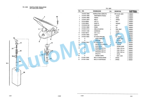 Komatsu PW95-1 Hydraulic Excavator Parts Manual WEPBPW9500 4 Komatsu PW95-1 Hydraulic Excavator Parts Manual WEPBPW9500-4