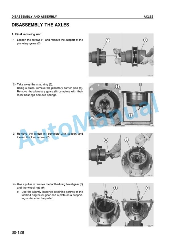 Komatsu PW95-1 Hydraulic Excavator Shop Manual WEBMPW9500 5 Komatsu PW95-1 Hydraulic Excavator Shop Manual WEBMPW9500-5