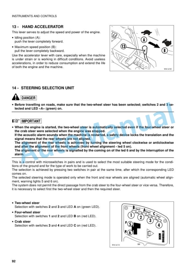 Komatsu PW95R-2 Hydraulic Excavator Operation and Maintenance Manual WEAM001603 3 Komatsu PW95R-2 Hydraulic Excavator Operation and Maintenance Manual WEAM001603 - Image 3