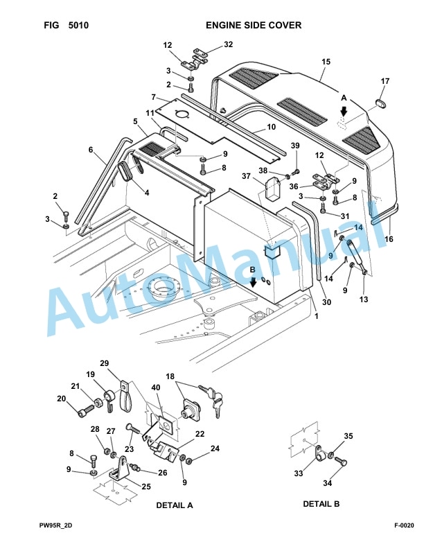Komatsu PW95R-2 Hydraulic Excavator Parts Manual 21D0220079-up 3 Komatsu PW95R-2 Hydraulic Excavator Parts Manual 21D0220079-up-3