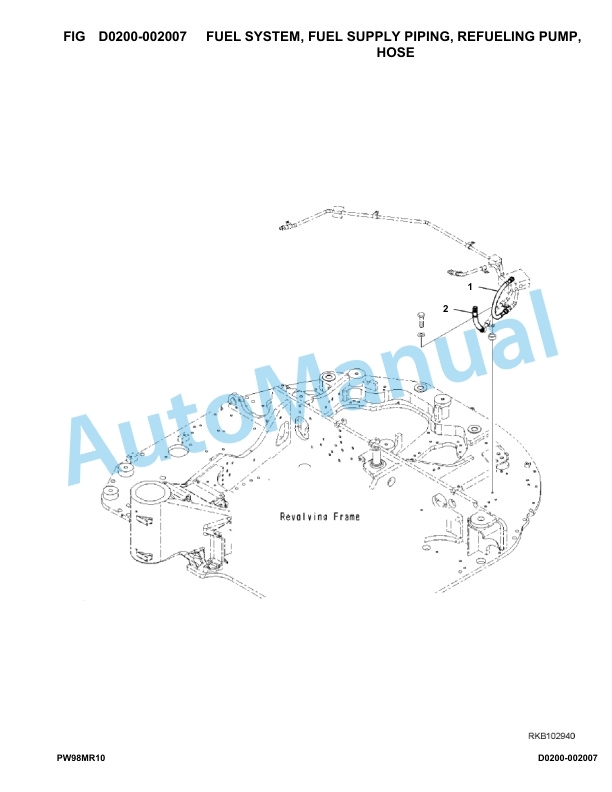 Komatsu PW98MR-10 Hydraulic Excavator Parts Manual F00003-UP 2 Komatsu PW98MR-10 Hydraulic Excavator Parts Manual F00003-UP-2