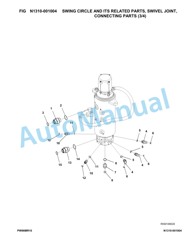 Komatsu PW98MR-10 Hydraulic Excavator Parts Manual F00003-UP 4 Komatsu PW98MR-10 Hydraulic Excavator Parts Manual F00003-UP-4