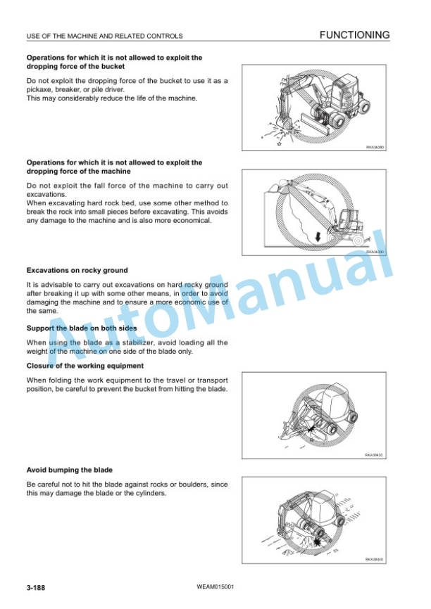 Komatsu PW98MR-8 Hydraulic Excavator Operation and Maintenance Manual WEAM015001 4 Komatsu PW98MR-8 Hydraulic Excavator Operation and Maintenance Manual WEAM015001 - Image 4