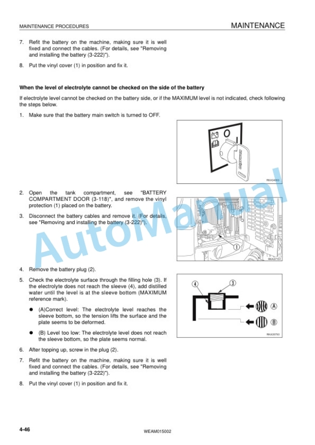 Komatsu PW98MR-8 Hydraulic Excavator Operation and Maintenance Manual WEAM015002 5 Komatsu PW98MR-8 Hydraulic Excavator Operation and Maintenance Manual WEAM015002 - Image 5