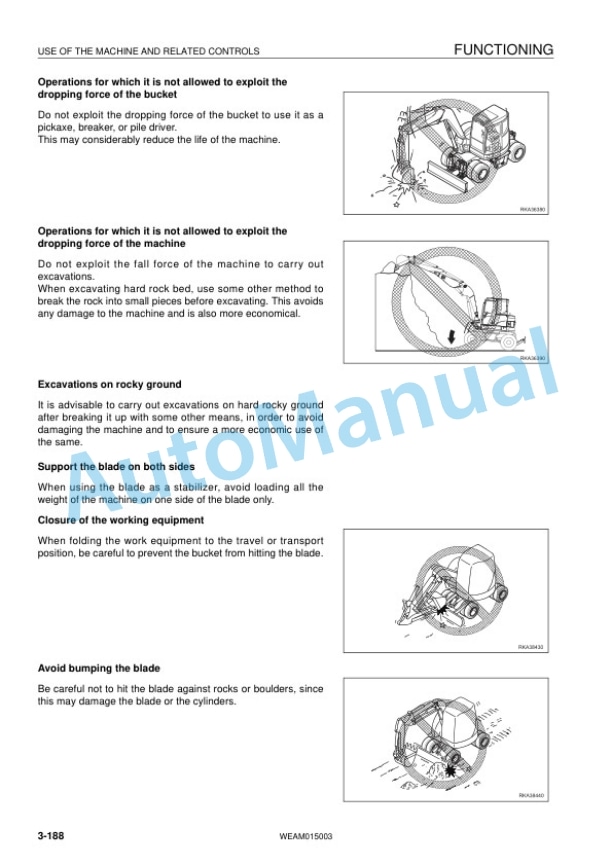 Komatsu PW98MR-8 Hydraulic Excavator Operation and Maintenance Manual WEAM015003 4 Komatsu PW98MR-8 Hydraulic Excavator Operation and Maintenance Manual WEAM015003 - Image 4