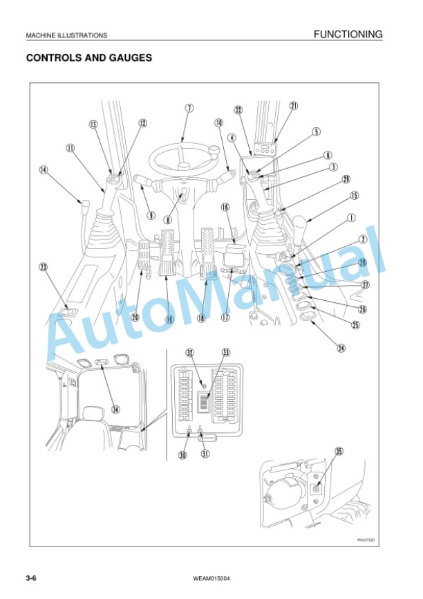 Alternative view of Komatsu PW98MR-8 Hydraulic Excavator Operation and Maintenance Manual WEAM015004