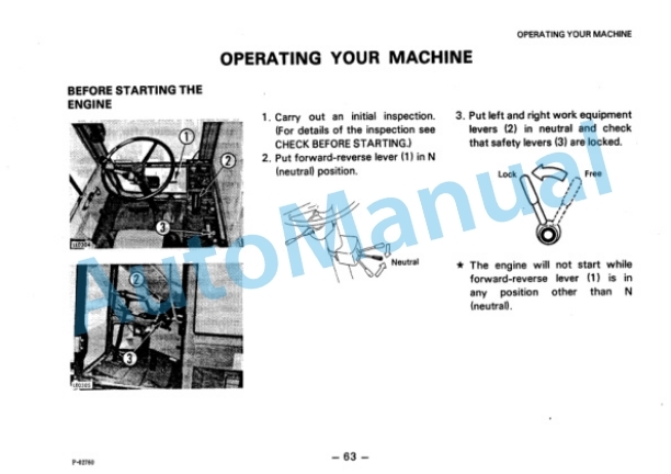 Komatsu PWA210-1 Wheeled Excavator Operation and Maintenance Manual SEAM020K0301 3 Komatsu PWA210-1 Wheeled Excavator Operation and Maintenance Manual SEAM020K0301 - Image 3