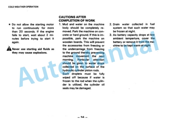Komatsu PWA210-1 Wheeled Excavator Operation and Maintenance Manual SEAM020K0301 4 Komatsu PWA210-1 Wheeled Excavator Operation and Maintenance Manual SEAM020K0301 - Image 4