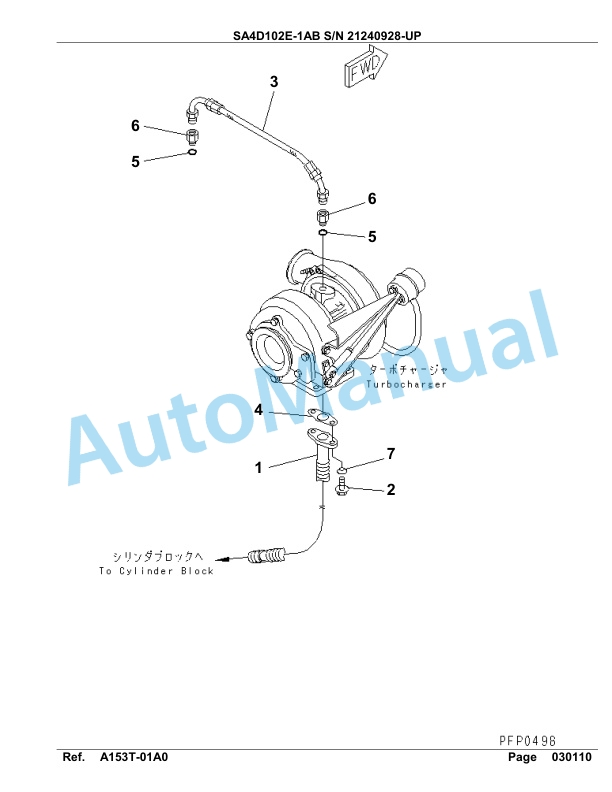Komatsu SA4D102E-1AB Engine Parts Manual 2 Komatsu SA4D102E-1AB Engine Parts Manual-2