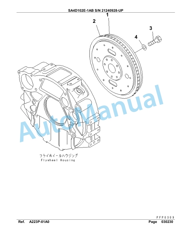 Komatsu SA4D102E-1AB Engine Parts Manual 3 Komatsu SA4D102E-1AB Engine Parts Manual-3