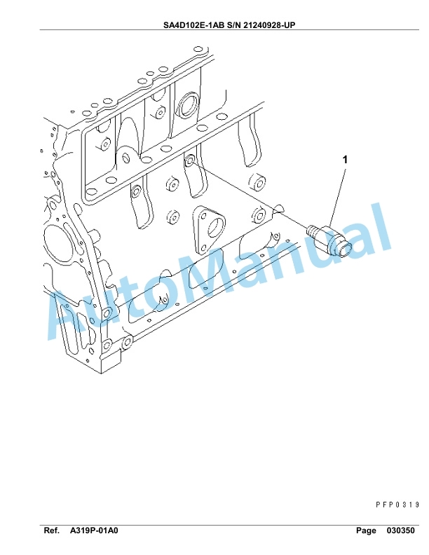 Komatsu SA4D102E-1AB Engine Parts Manual 4 Komatsu SA4D102E-1AB Engine Parts Manual-4